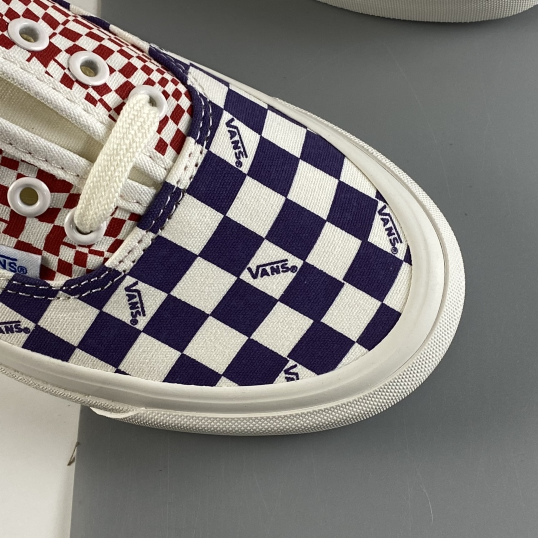 P150 VANS VAULT OG Authentic LX 高端支线撞色棋盘格复古低帮男女帆布滑板鞋  VN0A4BV91XR