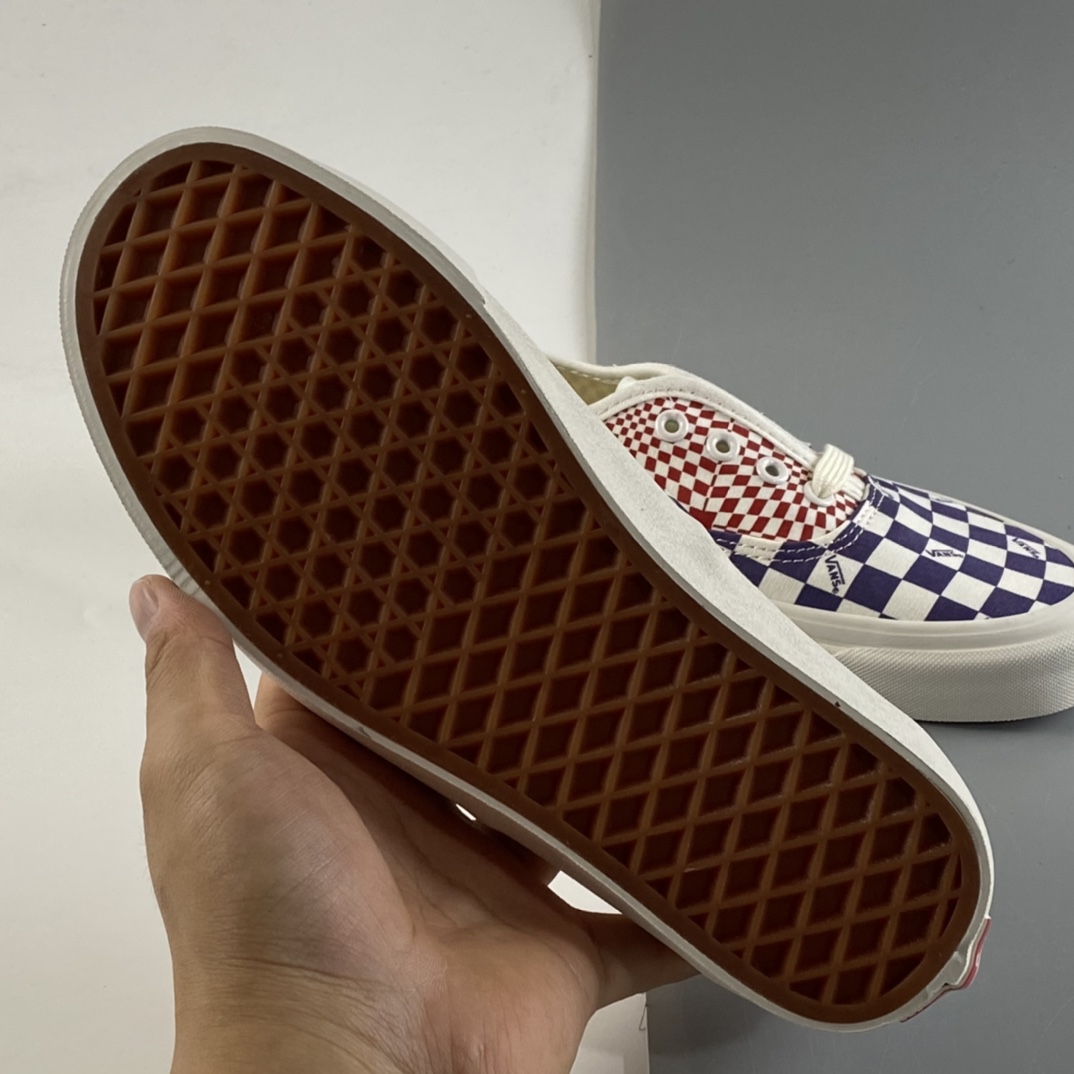 P150 VANS VAULT OG Authentic LX 高端支线撞色棋盘格复古低帮男女帆布滑板鞋  VN0A4BV91XR