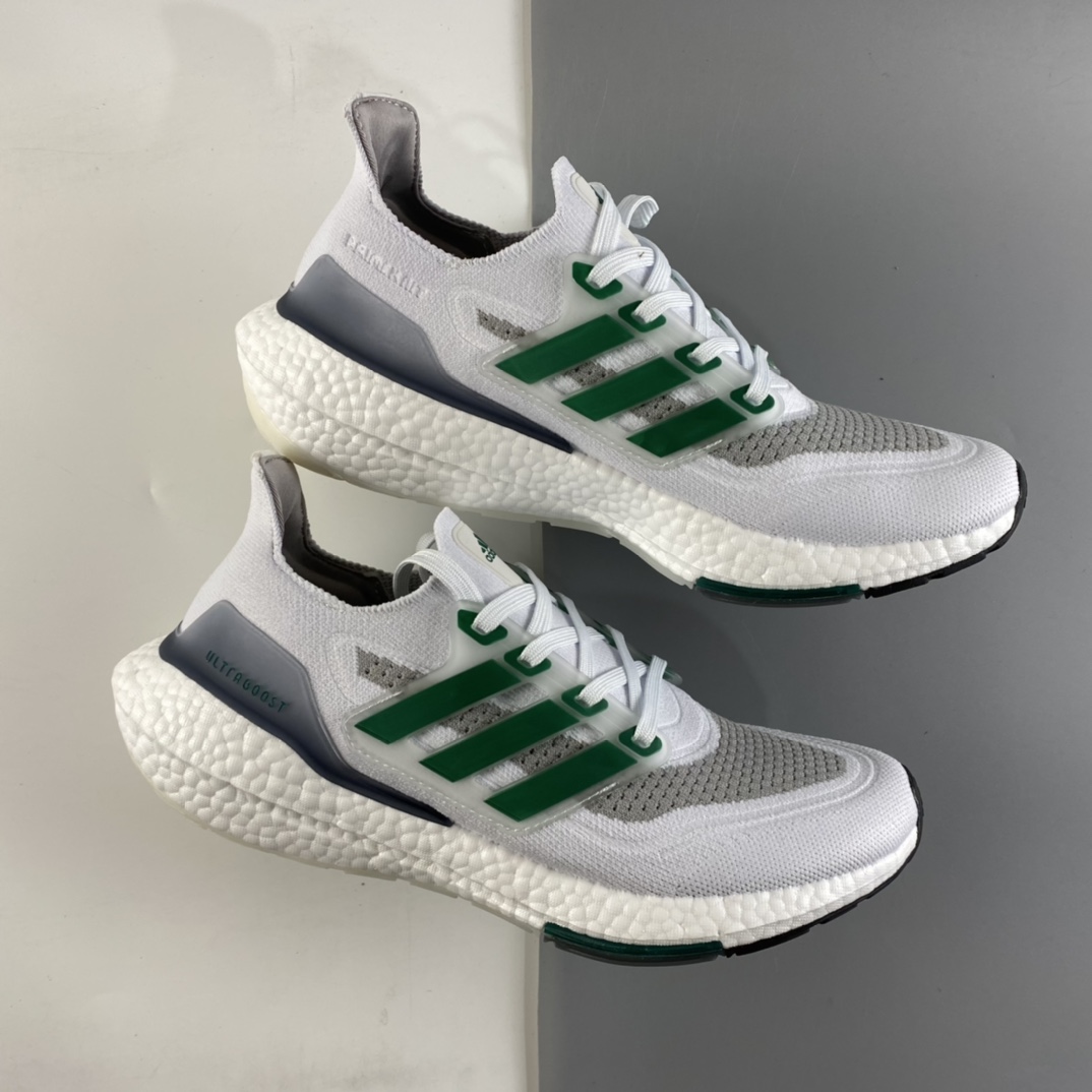 P200 AD UltraBoost 21 加厚爆米花袜套式针织鞋面休闲运动慢跑鞋 FZ2326