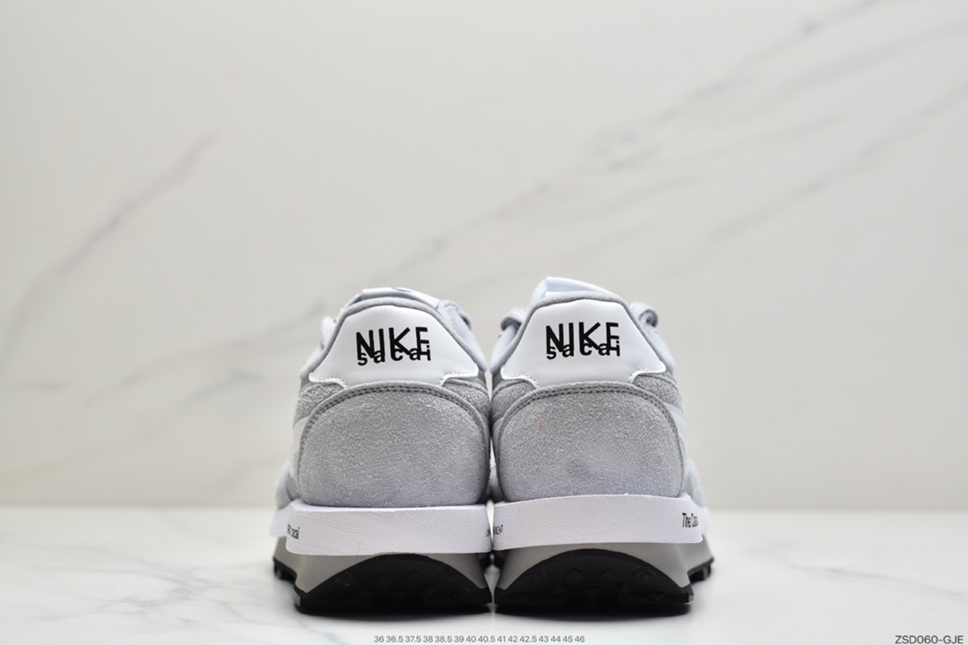 320 耐克Fragment Design x Sacai x LDWaffle 联名解构重叠设计前卫华夫走秀休闲运动鞋 DH2684-001