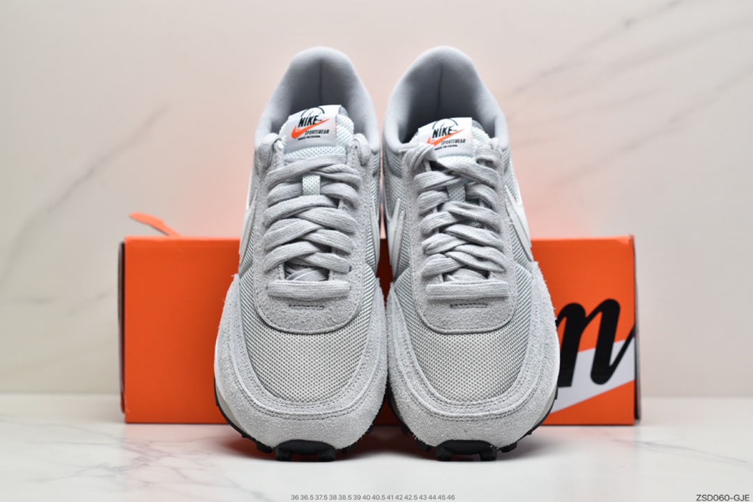 320 耐克Fragment Design x Sacai x LDWaffle 联名解构重叠设计前卫华夫走秀休闲运动鞋 DH2684-001