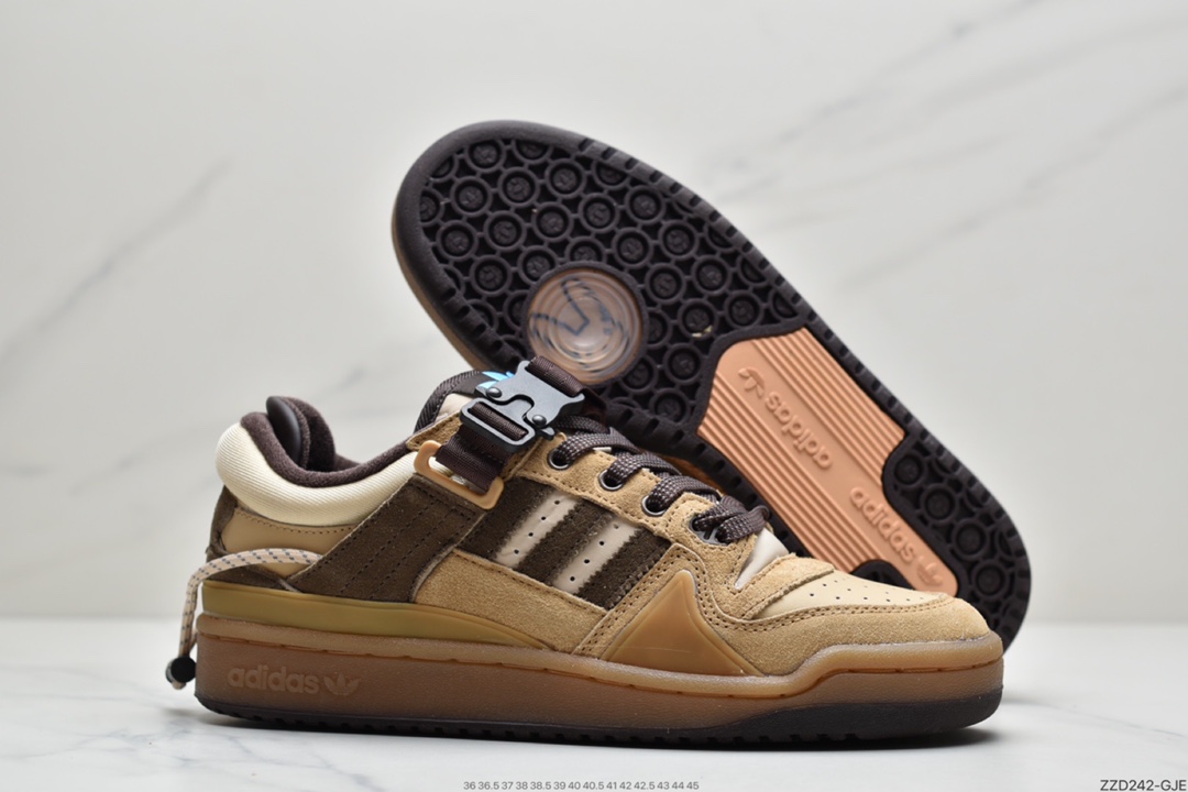 250  阿迪达斯Adidas BAD BUNNY FORUM 复古单品阿迪达斯 Adidas BAD BUNNY FORUM 低帮百搭潮流休闲运动板鞋 GW0264