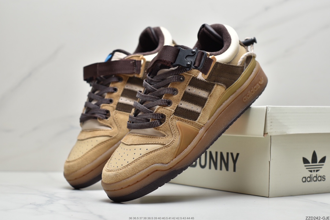 250  阿迪达斯Adidas BAD BUNNY FORUM 复古单品阿迪达斯 Adidas BAD BUNNY FORUM 低帮百搭潮流休闲运动板鞋 GW0264