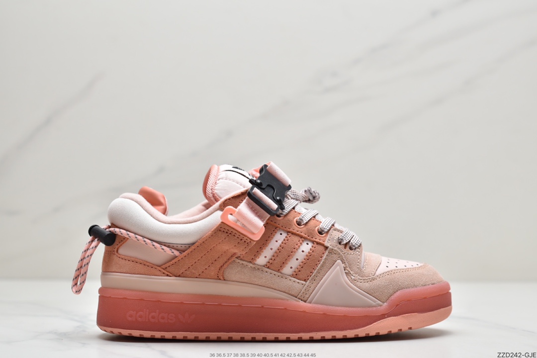 250  阿迪达斯Adidas BAD BUNNY FORUM 复古单品阿迪达斯 Adidas BAD BUNNY FORUM 低帮百搭潮流休闲运动板鞋 GW0264