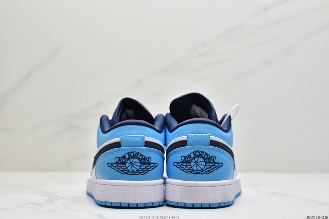 180 Air Jordan 1 Low 低帮 北极蓝 AJ1 乔丹1代 aj1 乔1 低邦 阳光蓝 乔丹篮球鞋系列  553558-144