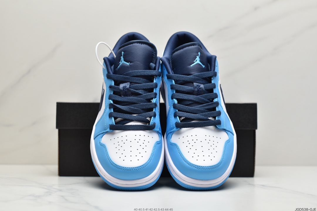 180 Air Jordan 1 Low 低帮 北极蓝 AJ1 乔丹1代 aj1 乔1 低邦 阳光蓝 乔丹篮球鞋系列  553558-144
