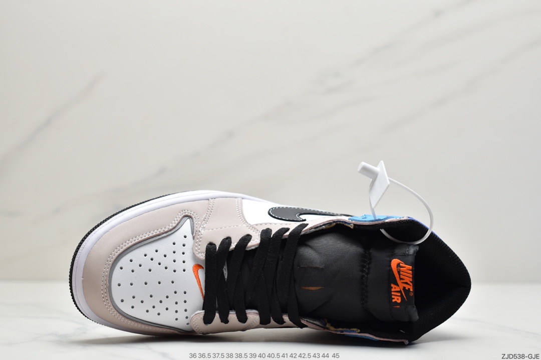 240  Air Jordan 1 High OG Pro“ Total Orange” 3M蓝白拼接整 DC6515-100