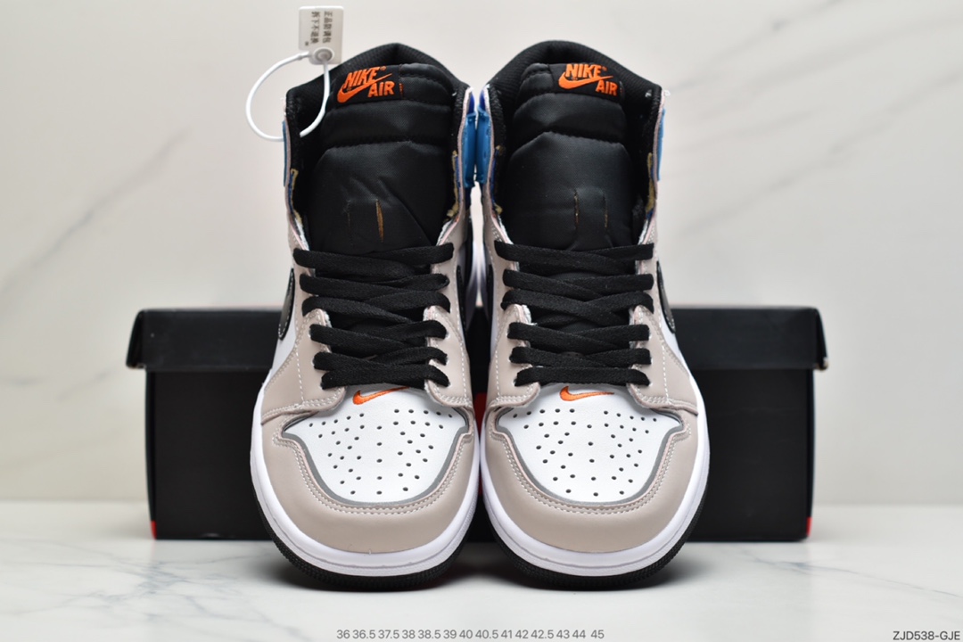 240  Air Jordan 1 High OG Pro“ Total Orange” 3M蓝白拼接整 DC6515-100