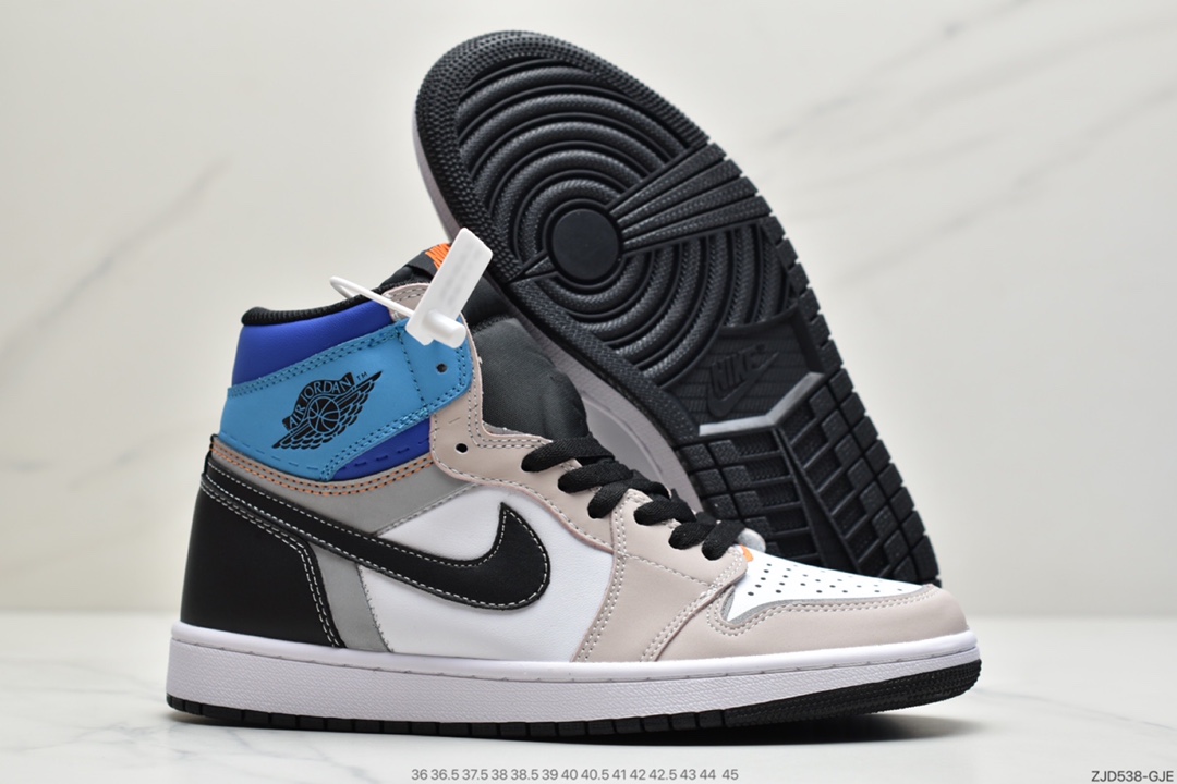 240  Air Jordan 1 High OG Pro“ Total Orange” 3M蓝白拼接整 DC6515-100