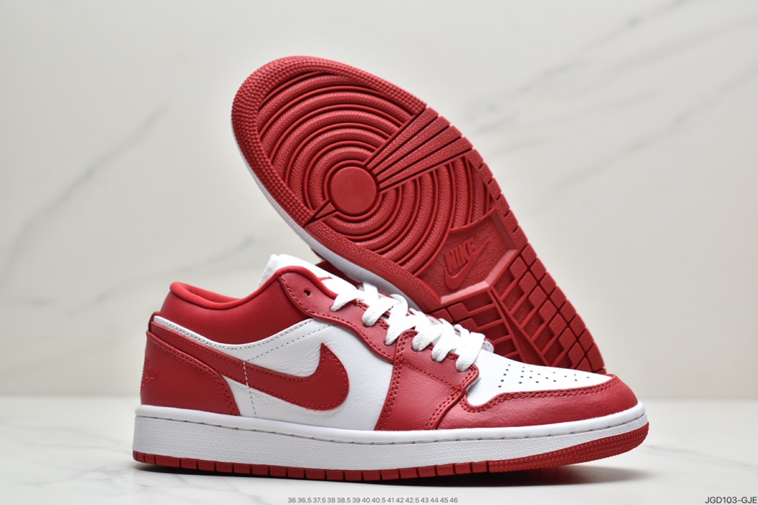 180 Air Jordan 1 Low Gym Red 体育红 芝加哥  553558-611