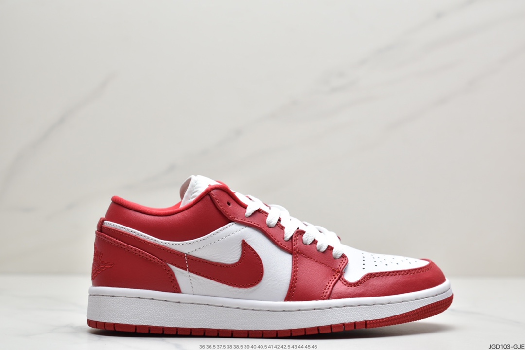 180 Air Jordan 1 Low Gym Red 体育红 芝加哥  553558-611