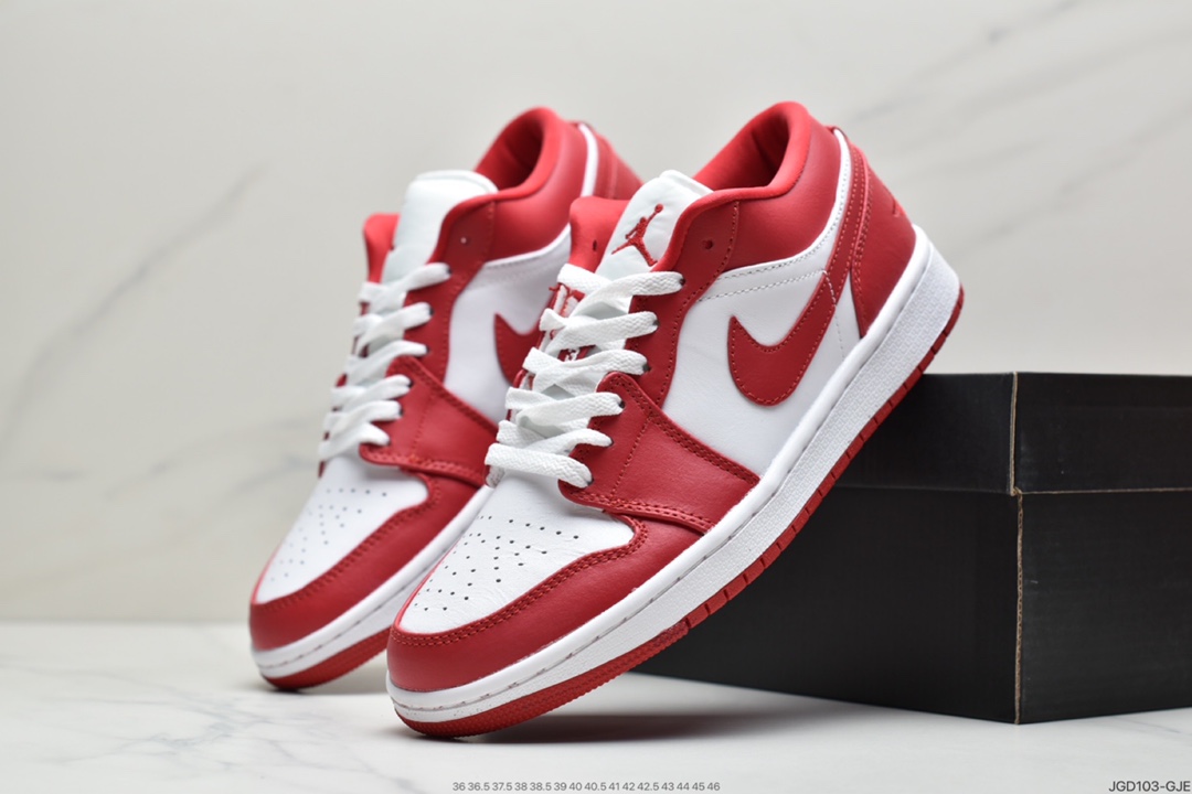 180 Air Jordan 1 Low Gym Red 体育红 芝加哥  553558-611