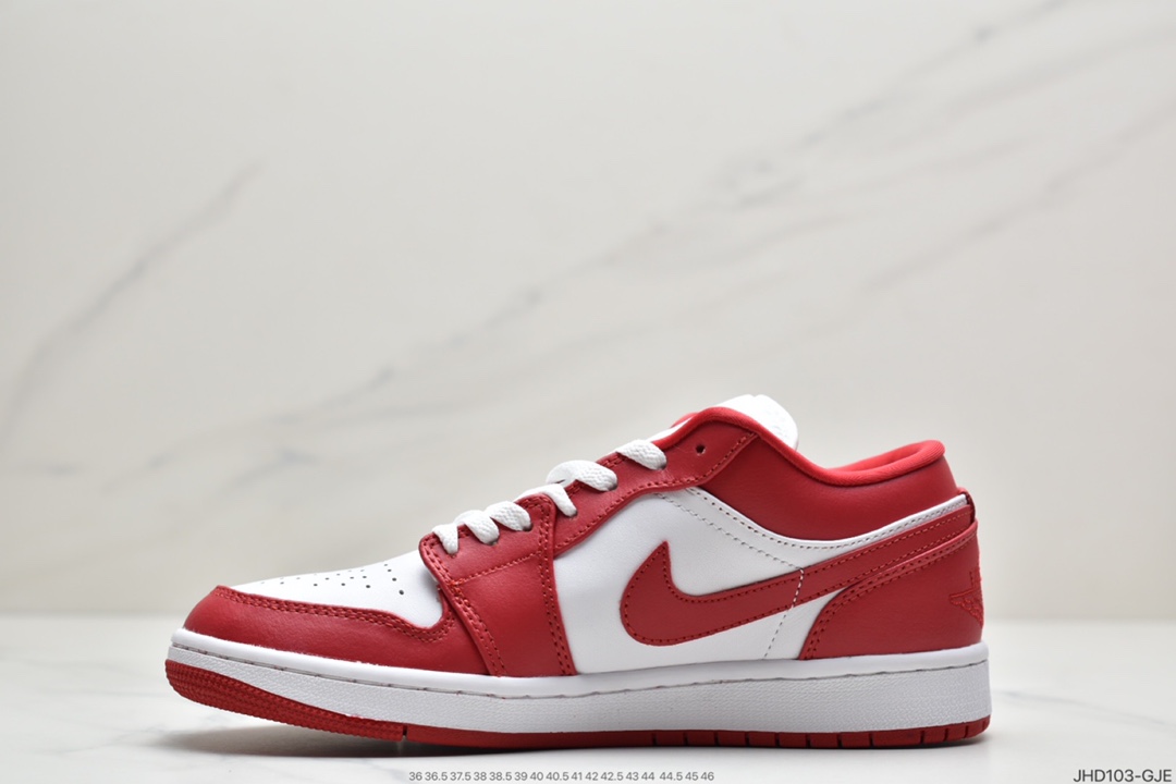 190 Air Jordan 1 Low Gym Red 体育红 芝加哥 553558-611