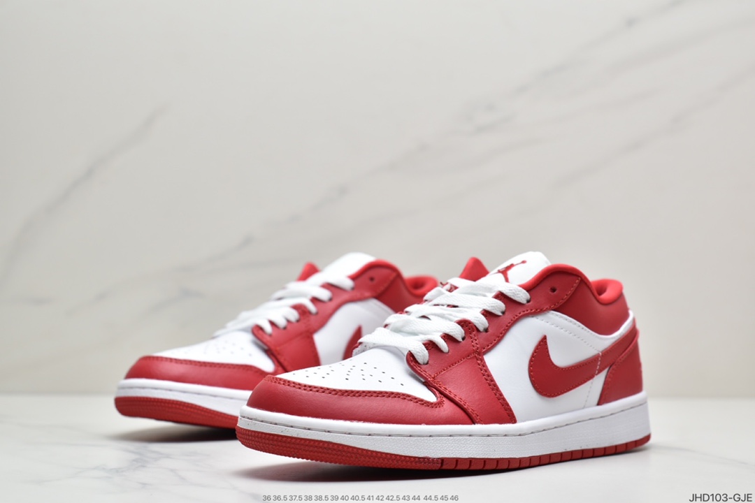 190 Air Jordan 1 Low Gym Red 体育红 芝加哥 553558-611