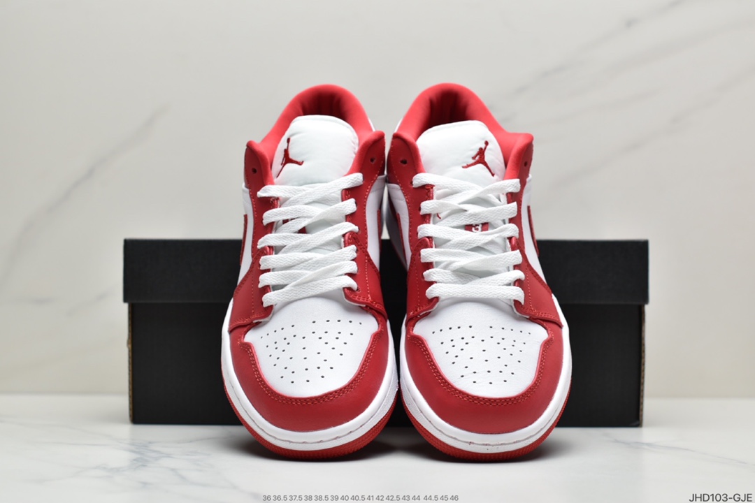 190 Air Jordan 1 Low Gym Red 体育红 芝加哥 553558-611