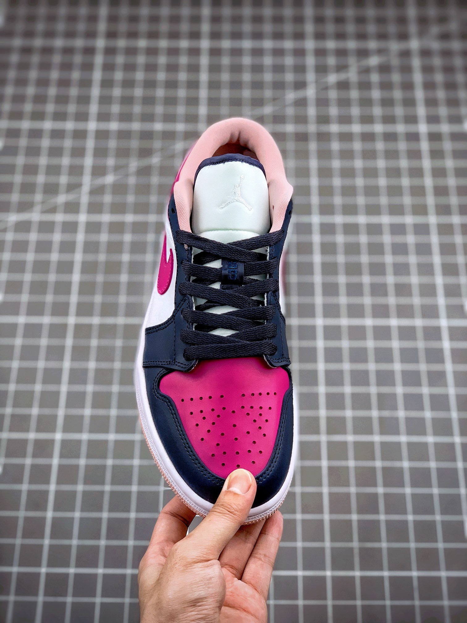 [AJ Series]AirJordan1Low Pink and Purple Duck AJ1 Joe 1 low-cut casual skate