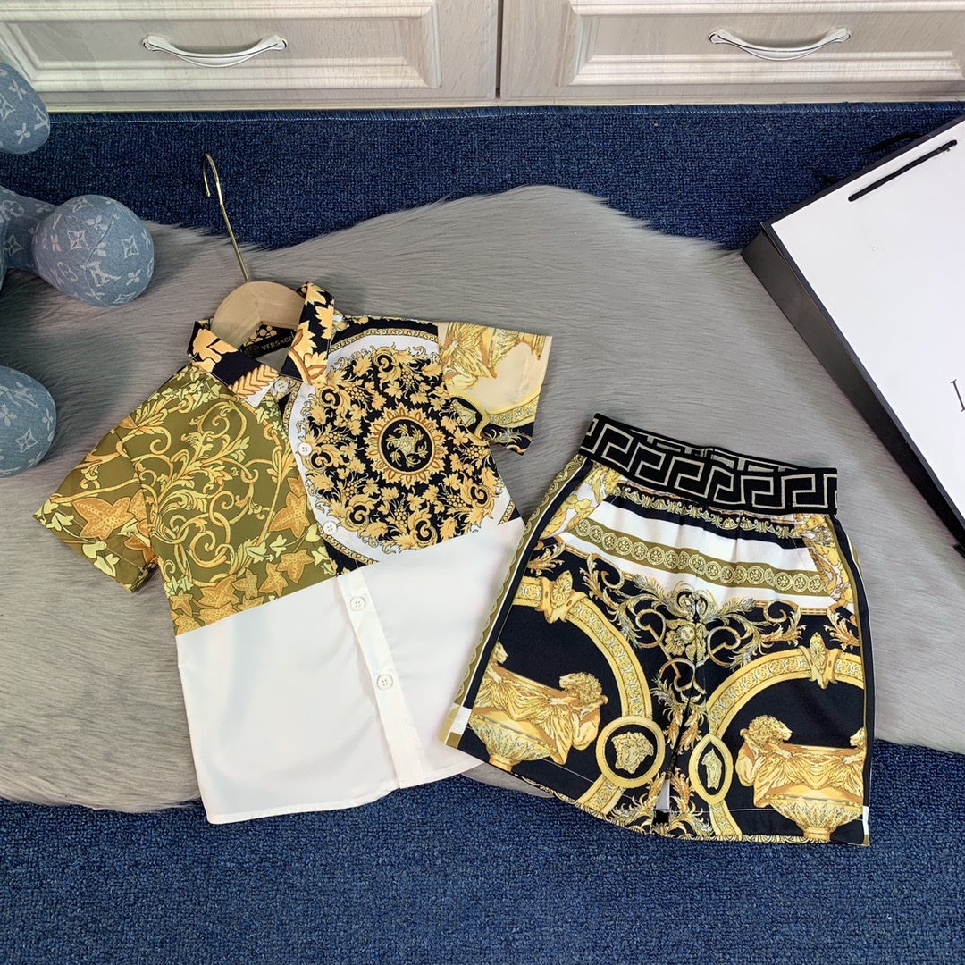 Versace Van Sage: 2021 SS Spring/Summer Short Fashion with High-Quality Cotton Thongs - 图片 2