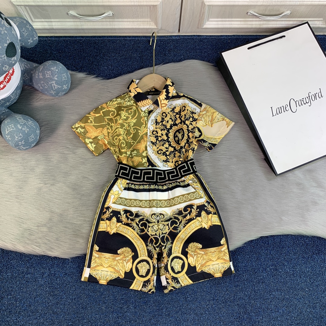 Versace Van Sage: 2021 SS Spring/Summer Short Fashion with High-Quality Cotton Thongs - 图片 8
