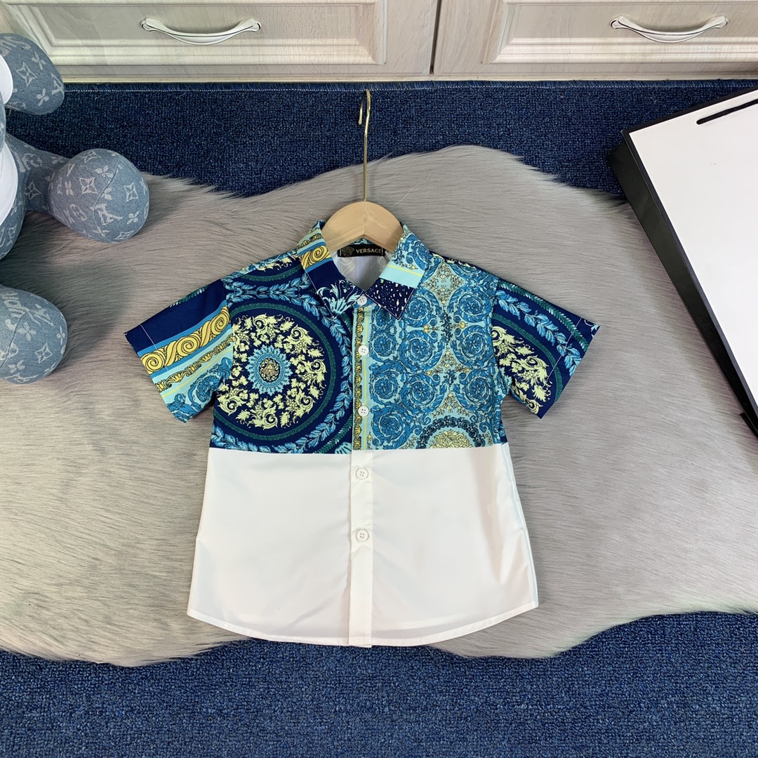 Versace Van Sage 2021 SS Fashion: Cash-Encoded Shirts in 110-160 Size, Super Cute - 图片 3