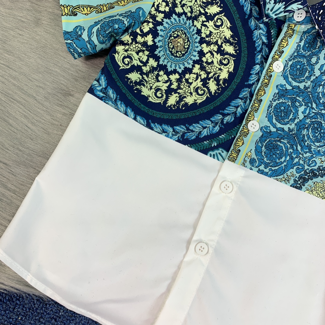 Versace Van Sage 2021 SS Fashion: Cash-Encoded Shirts in 110-160 Size, Super Cute - 图片 5