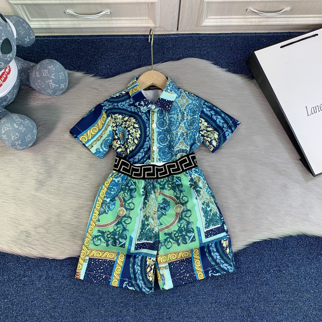 Versace Van Sage 2021 SS Fashion: Cash-Encoded Shirts in 110-160 Size, Super Cute - 图片 2