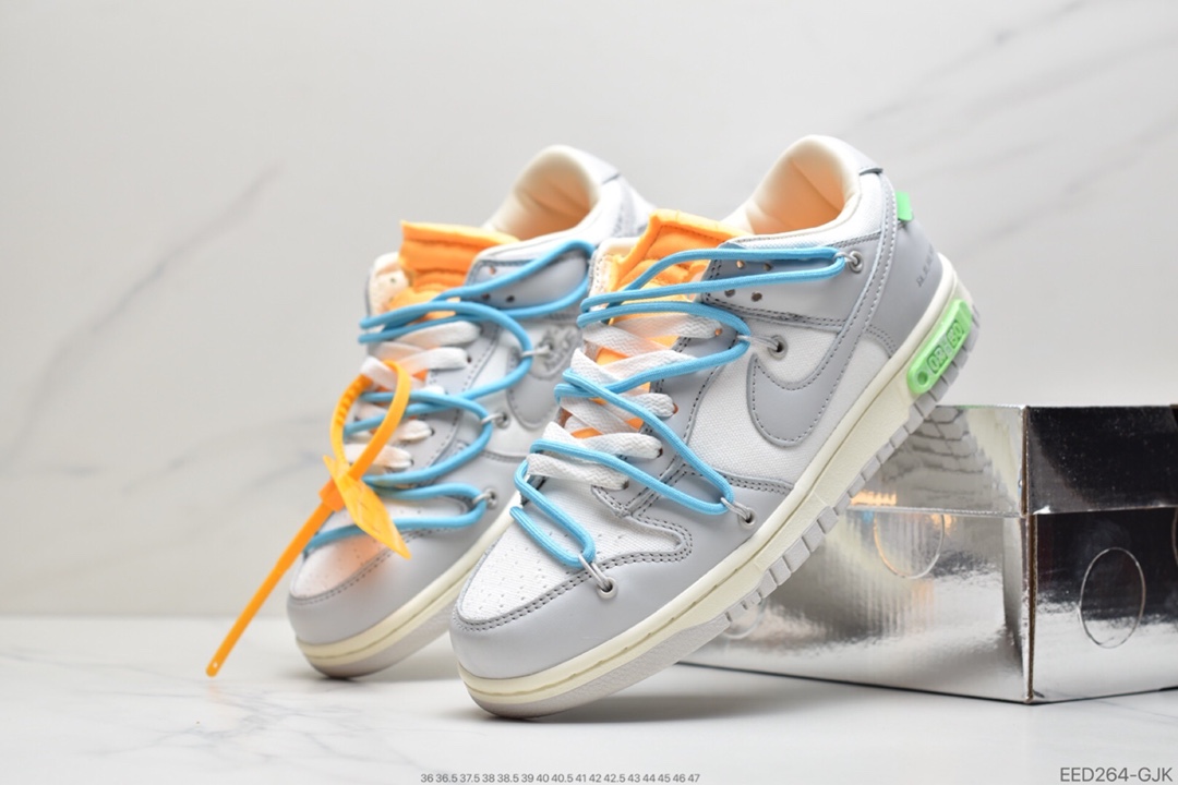 370 VIRGIL ABLOH设计师独立品牌Off-White x Nike SB Dunk Low”The 50”扣篮DM1602-106