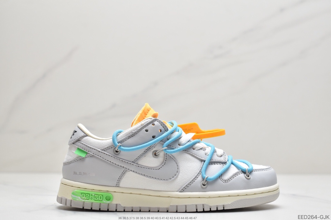370 VIRGIL ABLOH设计师独立品牌Off-White x Nike SB Dunk Low”The 50”扣篮DM1602-106