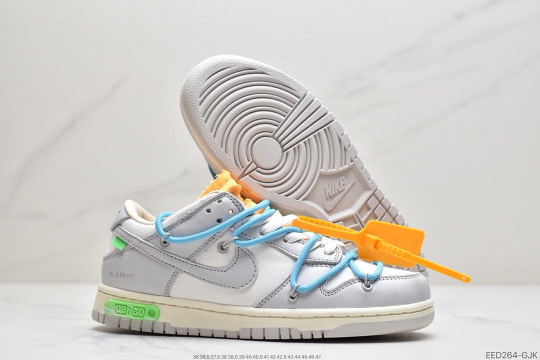 370 VIRGIL ABLOH设计师独立品牌Off-White x Nike SB Dunk Low”The 50”扣篮DM1602-106