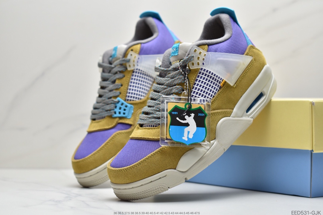 370 Union LA x Nike Air Jordan 4 Retro SP”Desert Moss” AJ4篮球鞋DJ5718-300