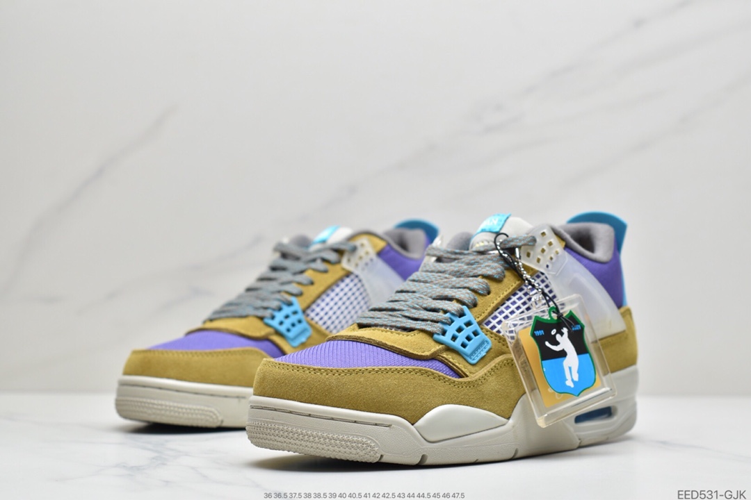 370 Union LA x Nike Air Jordan 4 Retro SP”Desert Moss” AJ4篮球鞋DJ5718-300