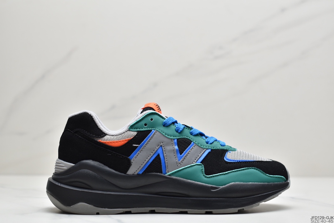 170 NB新百伦New Balance M5740系列复古老爹风休闲运动慢跑鞋“黑午夜蓝银灰白粉”W5740LB