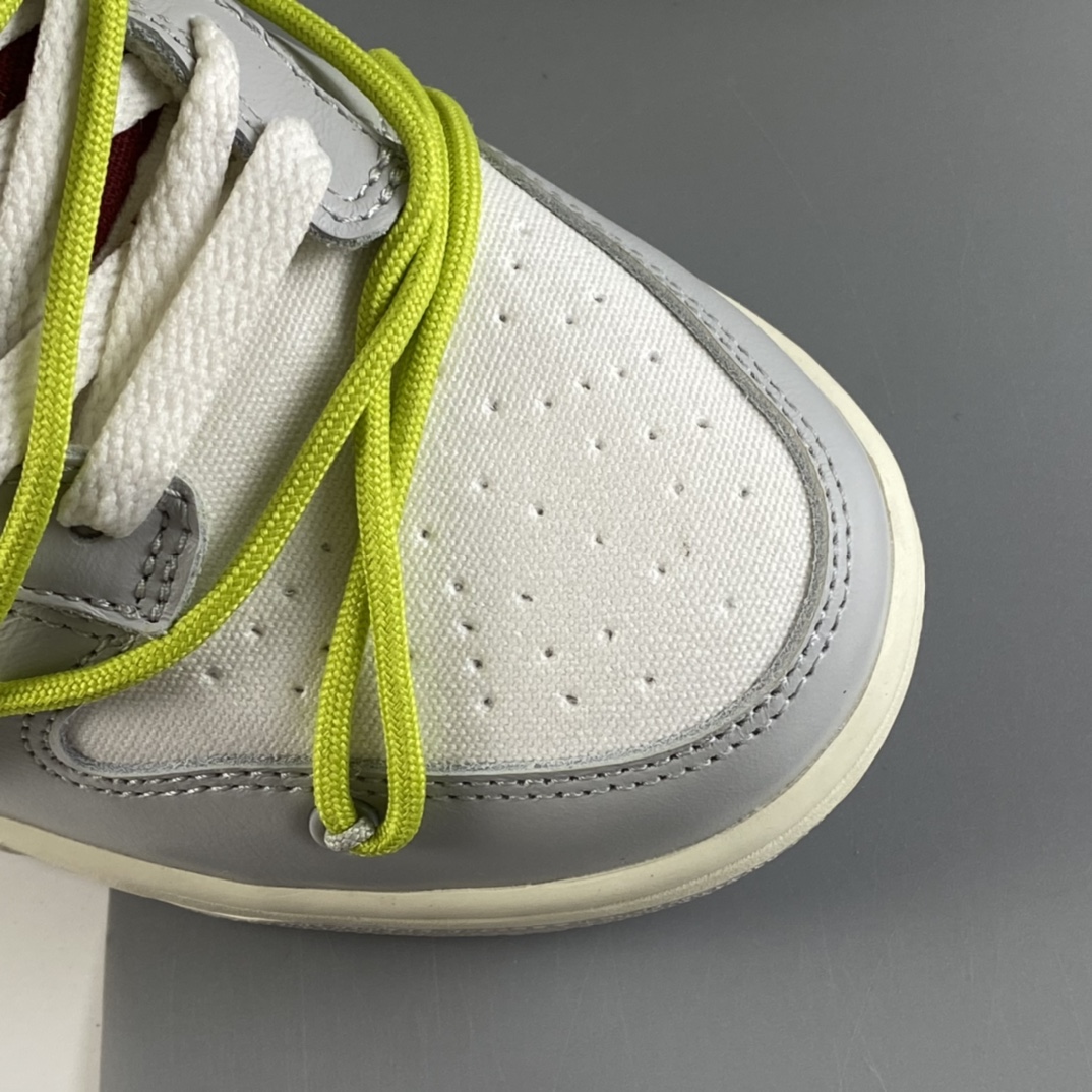 P360 Off-White x Nike Dunk Low OW 白灰色休闲运动滑板鞋 DM1602-106