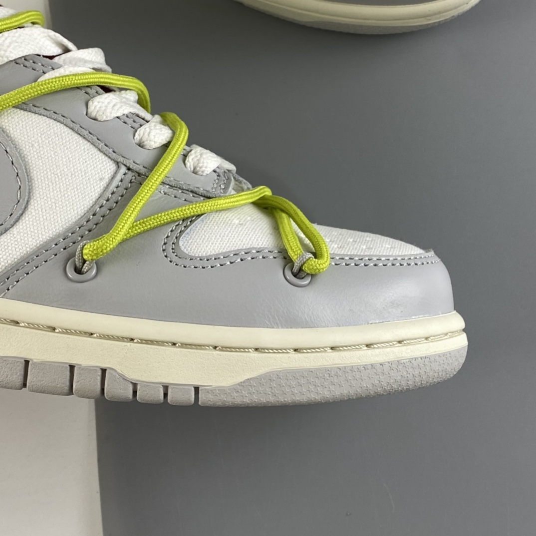 P360 Off-White x Nike Dunk Low OW 白灰色休闲运动滑板鞋 DM1602-106