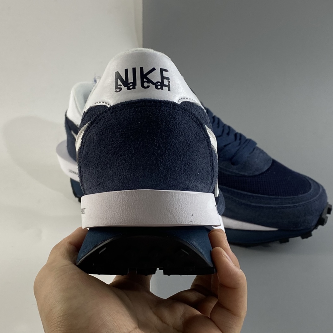 P320 Fragment Design x Sacai x Nike LDWaffle 联名重叠设计前卫华夫变形休闲慢跑鞋 DH2684-400