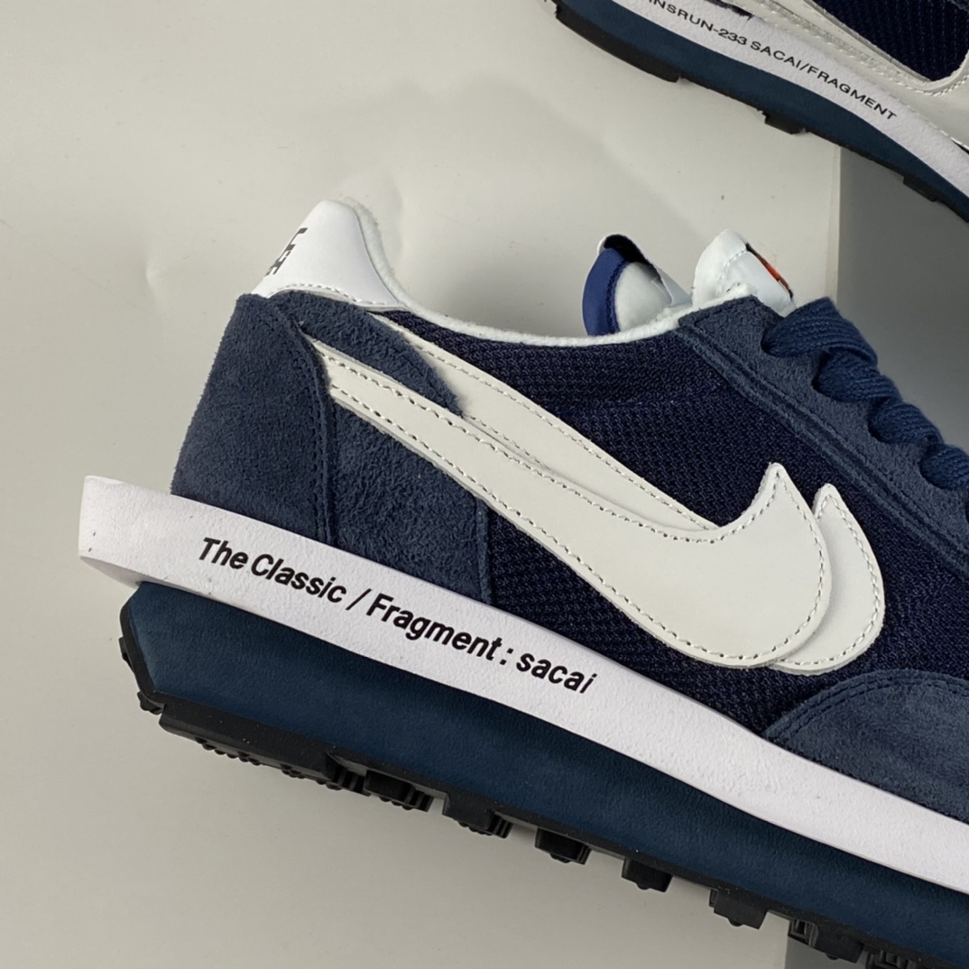 P320 Fragment Design x Sacai x Nike LDWaffle 联名重叠设计前卫华夫变形休闲慢跑鞋 DH2684-400