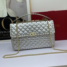 大号0128-1#Valentino 华伦天奴🆕🆕款女士挎包,GARAVANI ROCKSTUD SPI 大号0128-1#Valentino 华伦天奴🆕🆕款女士挎包,GARAVANI ROCKSTUD SPI