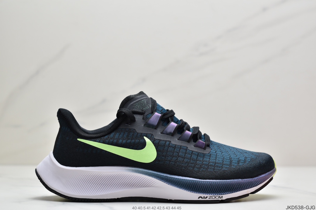 160 耐克Nike Zoom Pegasus 37 登月37代 极光蓝配色  CZ8692-135