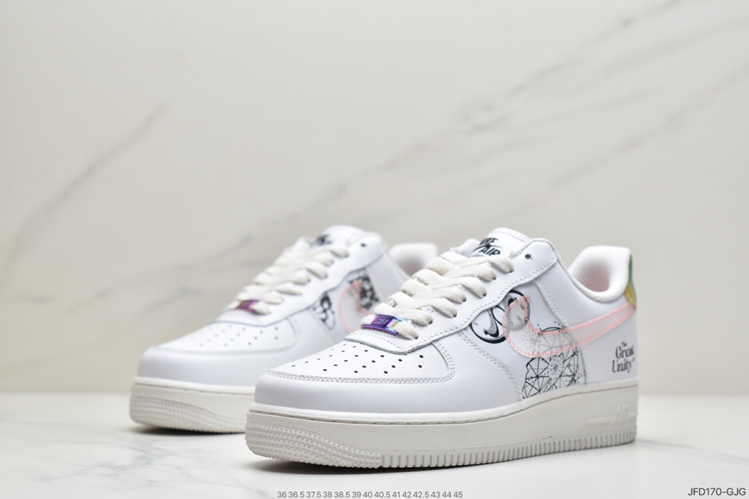 170 耐克Nike Air Force 1 Low  空军一号低帮百搭休闲运动板鞋 DB3598-100