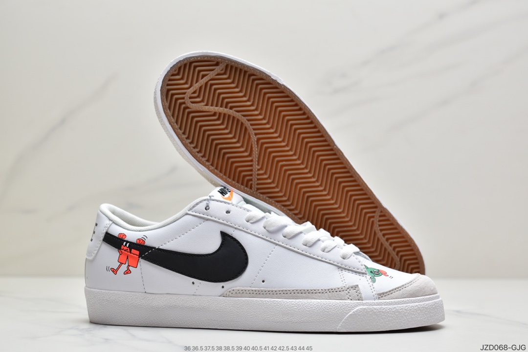 140 耐克NIKE WMNS Blazer Low LX 开拓者 低帮百搭休闲运动帆布板鞋  DJ5201-106