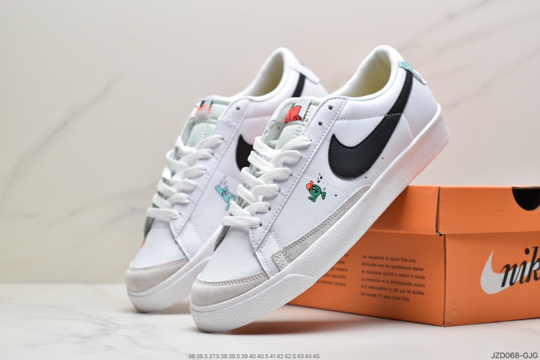 140 耐克NIKE WMNS Blazer Low LX 开拓者 低帮百搭休闲运动帆布板鞋  DJ5201-106