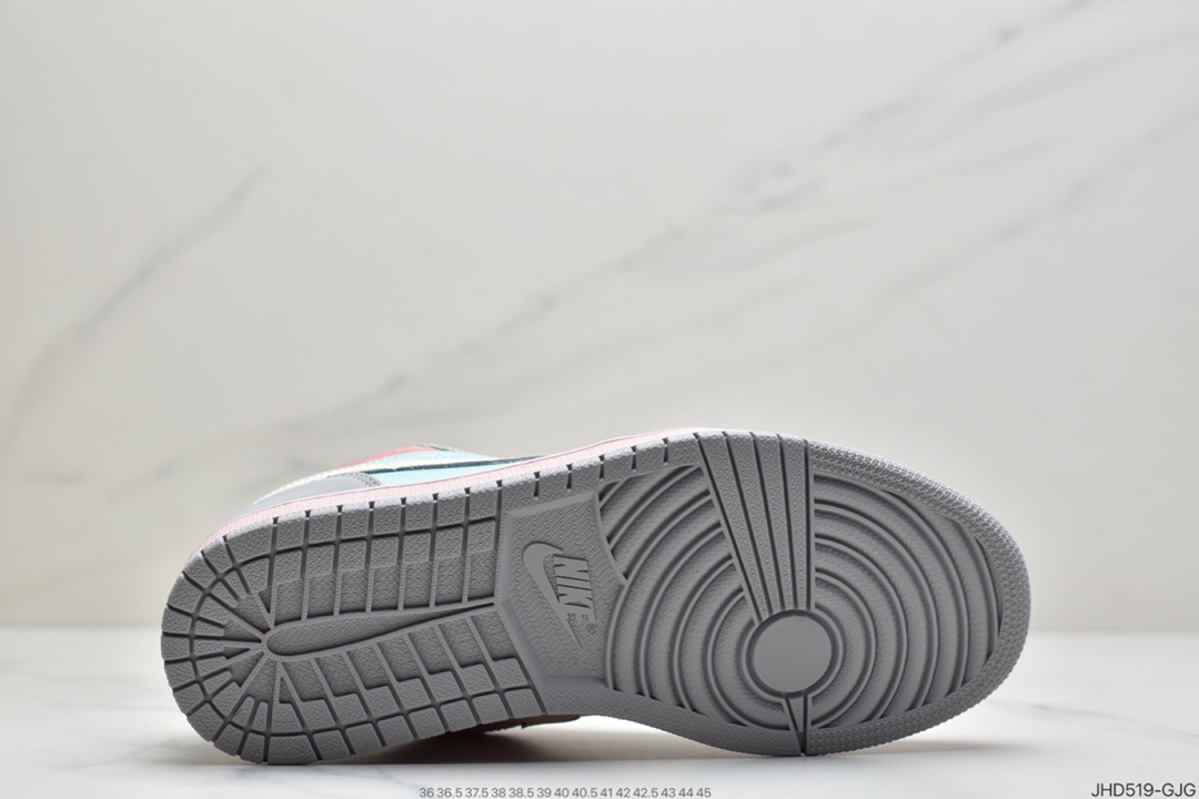 190 Air Jordan 1 Low HD 低帮复古文化篮球鞋 彩色拼接糖果 DJ5196-615