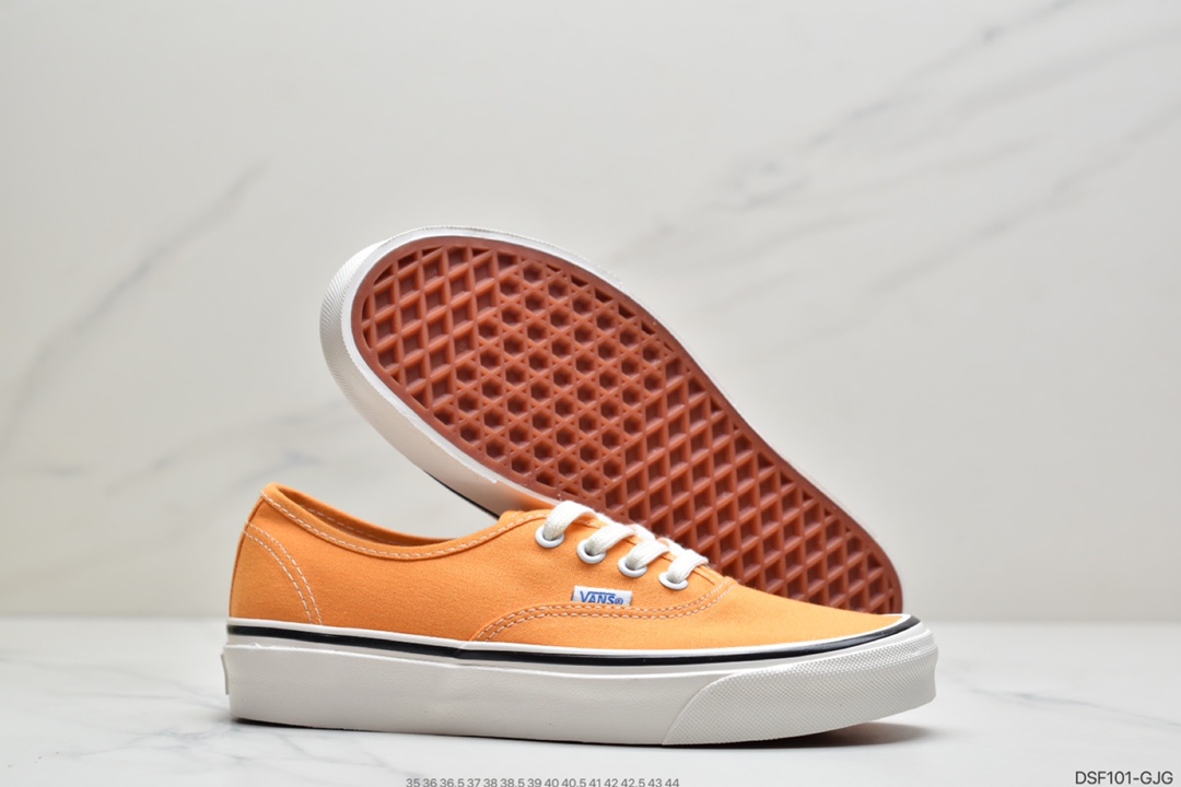 105 万斯Vans Authentic 44DX经典安娜海姆 4孔低帮硫化滑板鞋复古AUT高端硫化