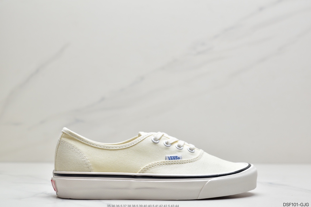 105 万斯Vans Authentic 44DX经典安娜海姆 4孔低帮硫化滑板鞋复古AUT高端硫化