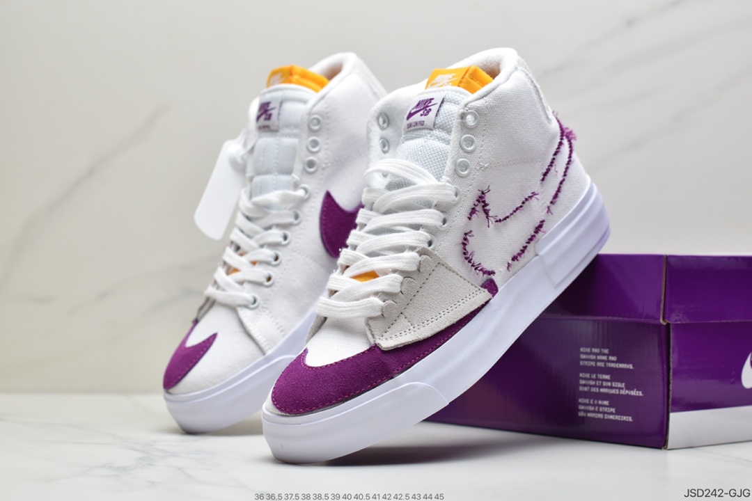 200 耐克Nike SB Zoom Blazer Mid Edge”Lakers” CI3833-402