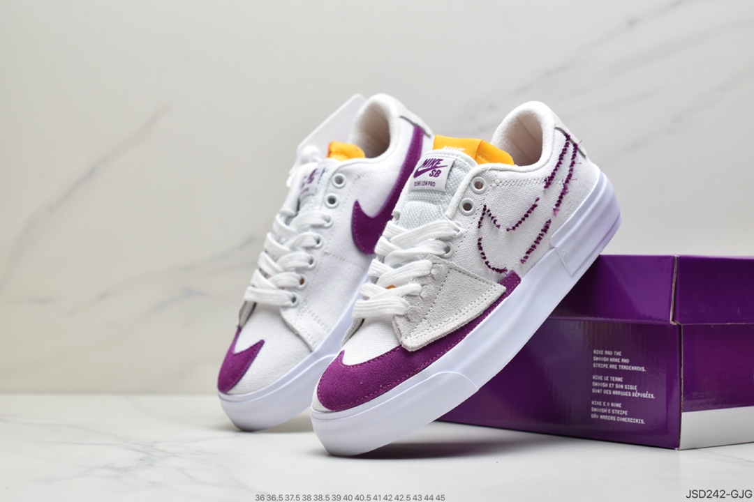 200 耐克Nike SB Zoom Blazer Mid Edge”Lakers” CI3833-402