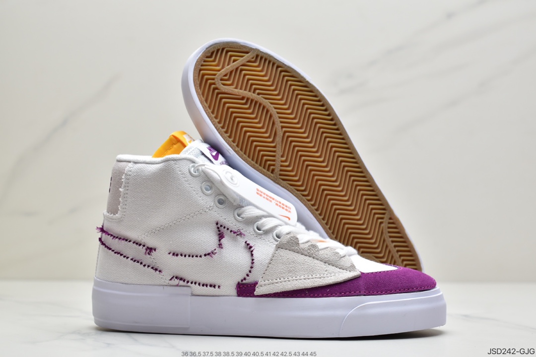 200 耐克Nike SB Zoom Blazer Mid Edge”Lakers” CI3833-402