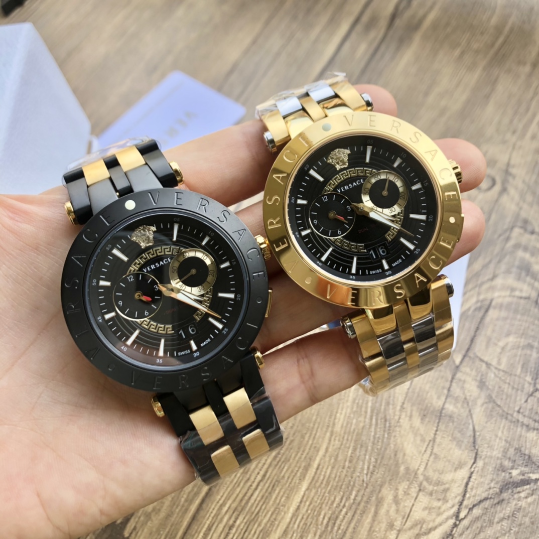 NO:157817,Batch, VEBV series, new versace versace men's watch, outer ring LOGO logo, multi-functional dial display, 12 o'clock incense with Medusa avatar, unique appearance design, sapphire hard glass, outer diameter 45MM, 50 meters of daily waterproof, first-hand price batch, bottega veneta, versace, versace19860909批,VEBV系列,新款versace范思哲男表,外圈蚀LOGO字唛,多功能大表盘显示,12点位镶有美杜莎头像,独特的外观设计,蓝宝石加硬玻璃,外径45MM,50米生活防水,一手价批,,bottega veneta,versace,versace,Watch