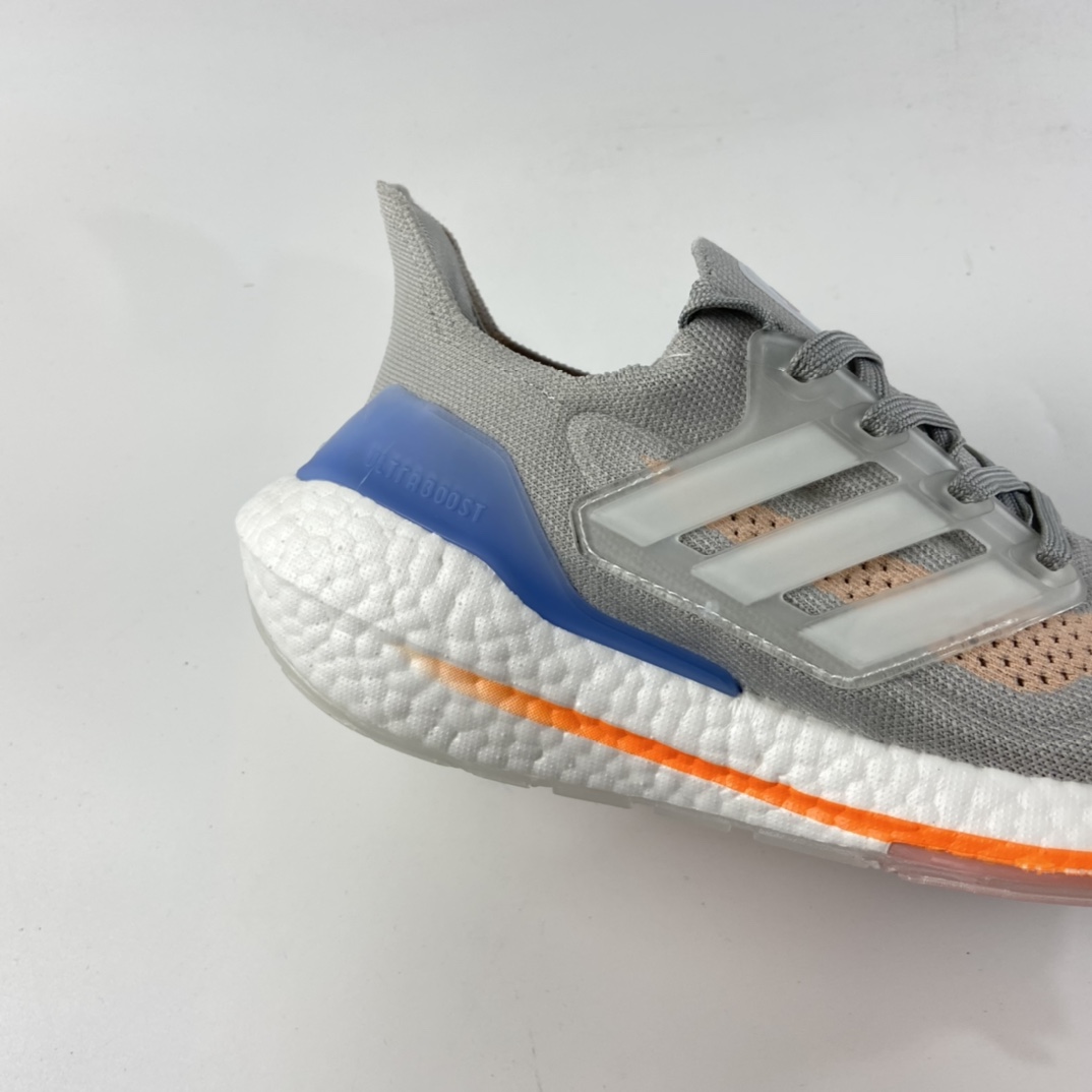 P200 AD UltraBoost 21 加厚爆米花袜套式针织鞋面休闲运动慢跑鞋 FY0396
