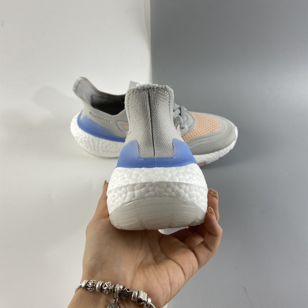 P200 AD UltraBoost 21 加厚爆米花袜套式针织鞋面休闲运动慢跑鞋 FY0396