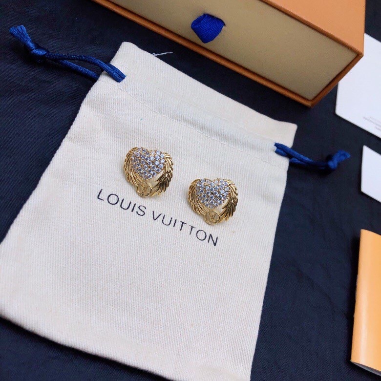 Louis Vuitton Jewelry Earring Set With Diamonds